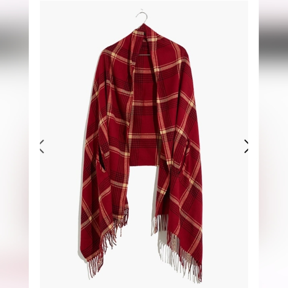 Madewell Buffalo Check Cape Scarf